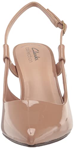 Clarks Women's Illeana Sky Pump, Praline Patent Synthetic, 10 #TOP1