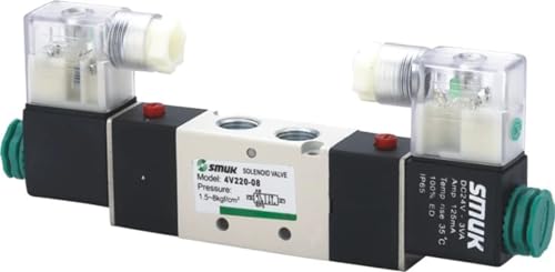 Vanne électromagnétique 4V210-08 AC110V à commutation rapide pour vérin - 4