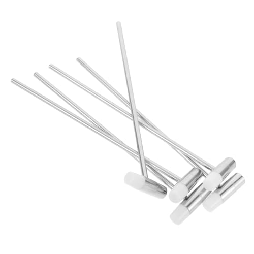 KICHOUSE Watch Jewelry Repair Tool Kit 5pcs Mini Hammer Mallets Woodworking Tool Craft Leather Hammer Plastic Mallet