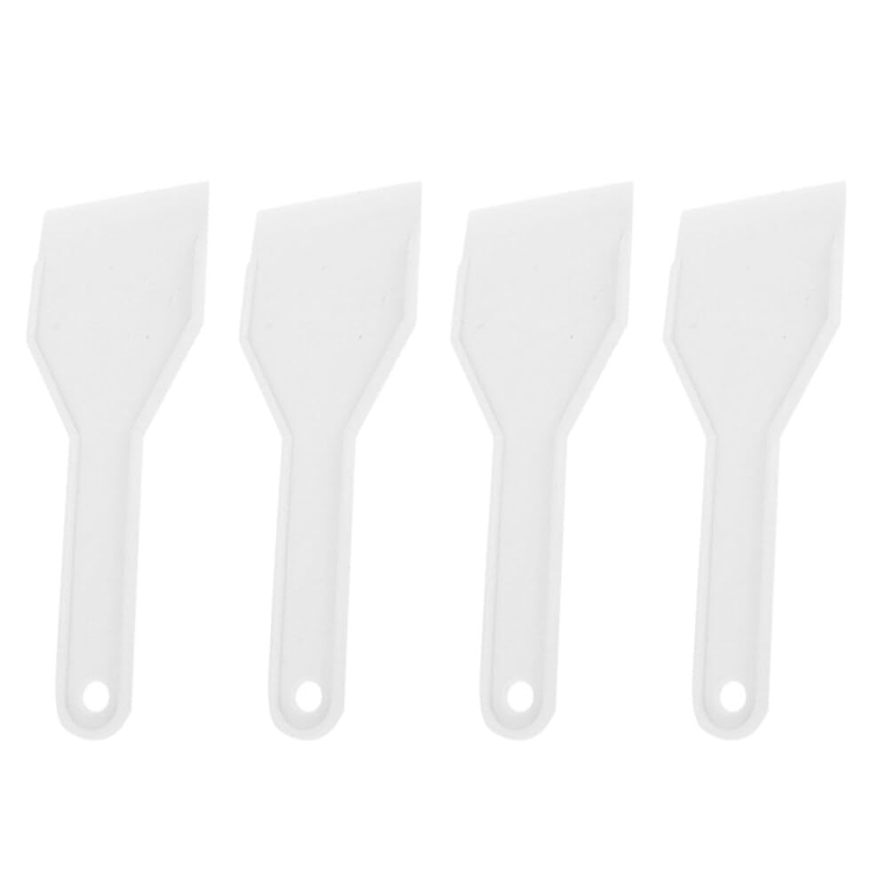 Garneck Plastic Refrigerator Ice Shovel Ice Scraper, 4pcs Defrost Shovel Snow Ice Remover Scoop Freezer Shovel Defroster Cleaning Freezer