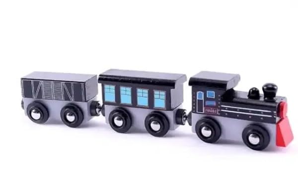 Spylark Toys - Wooden Handcrafted Magnetic Train 3 Blocks Toy for Kids/Showpiece (Pack of 1) (B0CVNCQ6ZG) Amazon Price History, Amazon Price Tracker