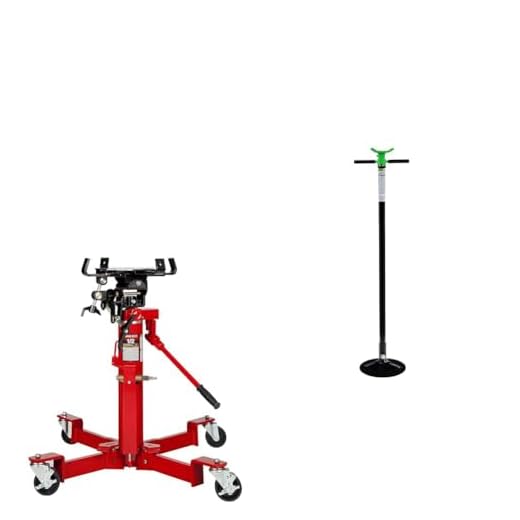 Sunex 7796 1000-Pound Air and Hydraulic Telescopic Transmission Jack & Arcan Underhoist Support Stand