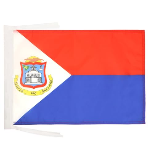 AZ FLAG - Flagge Sint Maarten - 45x30 cm Mit Kordel - Niederlande Fahne 30 x 45 Cm - Flaggen