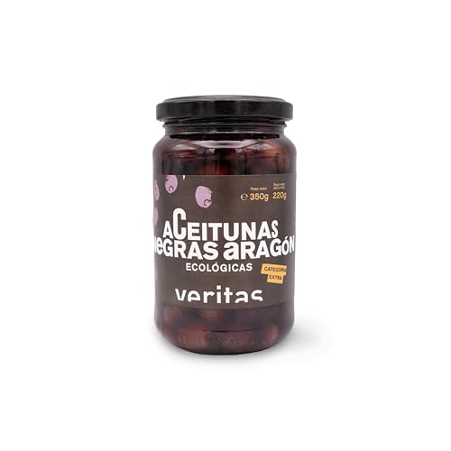 Veritas Aceituna Negra Aragón 220g ecológica
