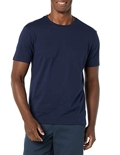 Image of Amazon Essentials Men's Slim-Fit Crewneck Short Sleeve Cotton T-Shirts