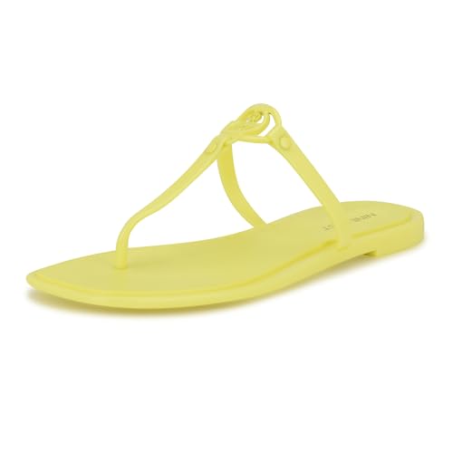 Nine West Women's Dacota Sandal, Neon Green 330, 11