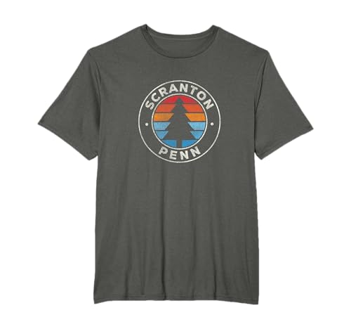 Scranton Pennsylvania PA Vintage Graphic Retro 70s T-Shirt