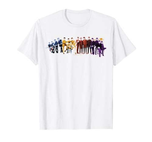 The Beatles - Grupo multicolor exclusivo de Amazon Camiseta