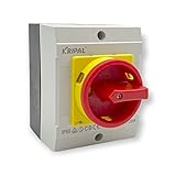 Hauptschalter 16A 4-polig Leistungsschalter im Gehäuse