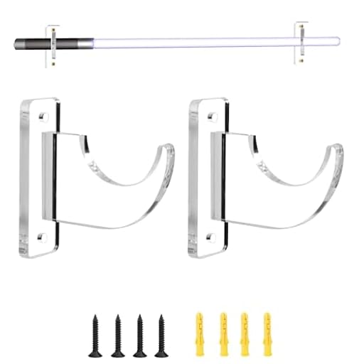 Srvauyea Soporte Katana Pared,Soporte para Espada de luz y Katana,Porta Espadas Decorativas con Montaje Universal,para armas de artes marciales,hacha,cuchillo | Ya disponible en tu tienda friki favorita! En mundofriki.es!