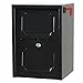 dVault® Weekend Away Vault DVJR0060 Locking Post/Column Mount Mailbox (Black)