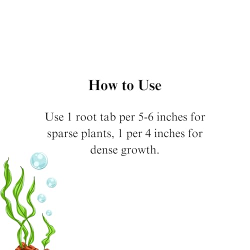 AQUAVITALS Root Tabs - for Planted Aquarium (50G - 20 Tabs), Granules