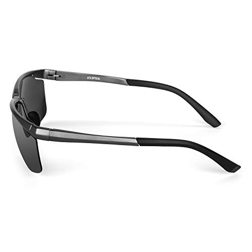 XXL Extra Large Polarized Sports Mens Driving Sunglasses oversized 150mm wide metal frame3