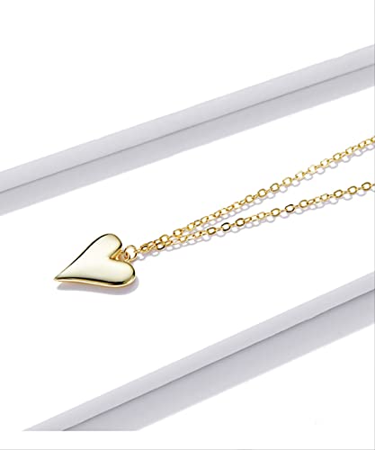 Collier d'amour cœur un raffinement de bijoux de fête de mariage aux lignes pures - 6