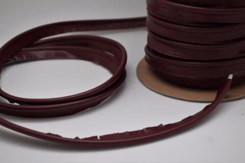Burgundy Wine Welt Cord Vinyl Piping Marine Outdoor Edge Trim Fabric (50 Yards) Fabric