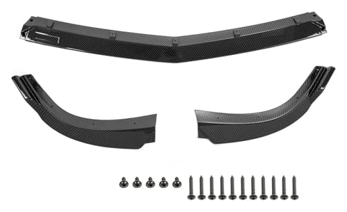 Becquets pare-chocs pour Benz W204 C200 C250 C300 Sport spoiler avant carbone noir brillant