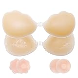 Ottima scelta per abiti a taglio basso: questa copertura per capezzoli in reggiseno senza reggiseno è la scelta migliore per top, camicette, senza spalline, schiena scoperta, abiti da sposa e altri abiti a taglio basso, in particolare per abiti da festa con schiena scoperta. Con questi reggiseni in silicone sarete immediatamente al centro dell'attenzione. Sono disponibili 4 misure: A Cup, B Cup, C Cup e D Cup.