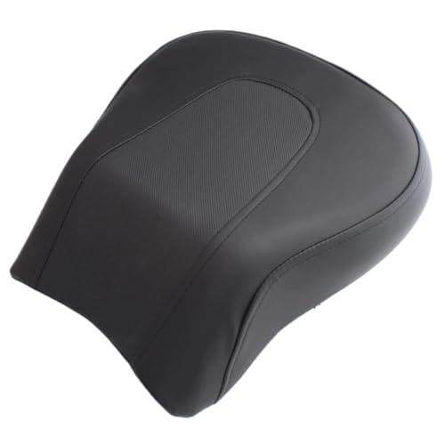 Siège moto arrière en similicuir noir souple haut de gamme pour passager Softail