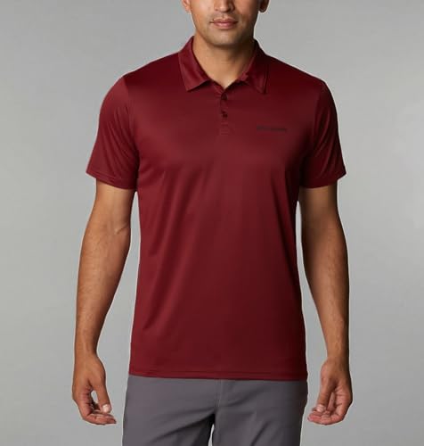 Image of Columbia Men's Solid Regular Fit Hike Polo