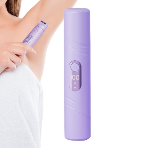 yybng Depiladora Corporal Completa para Mujeres,Depiladora Eléctrica 2 en 1 | Cabezal Doble Recargable Impermeable Lavable con Pantalla Digital para Zonas Corporales Bikini