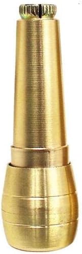 Copper Handle Awl Replaceable Needle Sewing Stitch Tool Punch Leather Hole Awl for DIY Hand Stitcher Needle Shoe Repair Tool - (Color: Copper Handle)