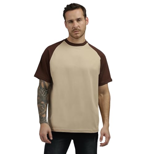 Image of BE SAVAGE Raglan 210 GSM T-Shirt for Men Casual Wear T Shirt T Shirts for Men