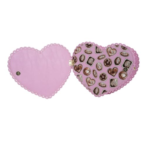 Loungefly Lilo & Stitch Angel Kiss Chocolate Box Heart Crossbody Purse4