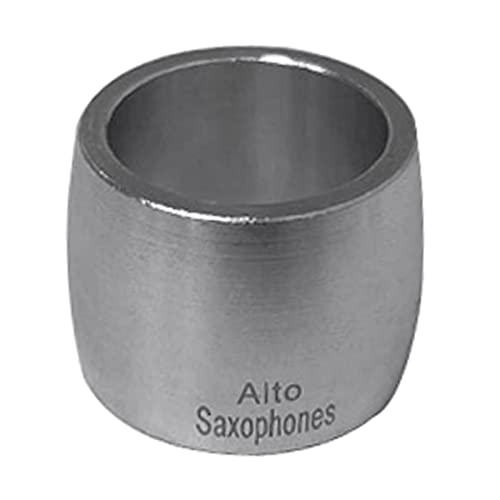 IWOMA Aluminum Wide Saxophone Mouthpiece Fastener Clip Compact Sax Ligatures for Tenor/Alto/Saxophone Mouthpiece