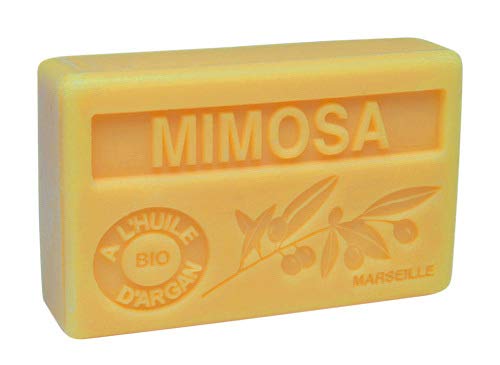 Preisvergleich Produktbild Bio-Arganöl Seife Mimosa (Mimose) - 100g