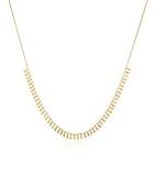 Jewelry Atelier Gold Filled Cleopatra Necklace Collection – 14K Yellow Gold Filled Half Collar Style Cleopatra Chain Necklace for Women (With Extension/Adjustable Chain)