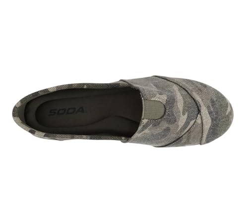 Image of Soda Shoes Women's Obji Round Toe Casual Flat with Padded Insole