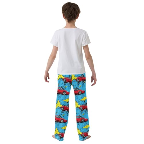 Pajama Bottoms, Pajamas Pant Cars Grunge Lounge Wear Casual Blue Sleep Long Pants Soft Pjs Sleepwear3
