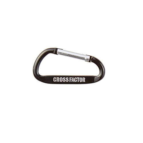 Ader 5mm, 8mm,10mm Stainless Steel 316 Spring Quick Snap Link Hook Carabiner D Ring, Set of 4, 8,12 (SLK-8SS, 12PCs)