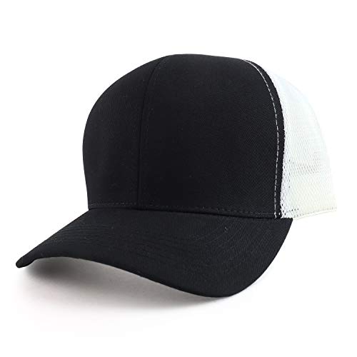 Image of Trendy Apparel Shop Oversize XXL Structured Trucker Mesh Baseball Cap