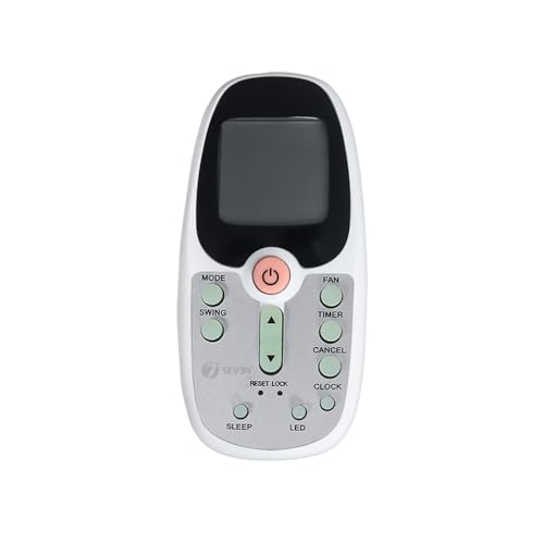 Image of 7SEVEN Compatible with Voltas AC Remote Control R09D /BGCE Model 3 Suitable for 1 | 1.5 | 2 Ton Split and Window Air Conditioner - Match Each Key by Key Exactly with existing AC Remotes Function