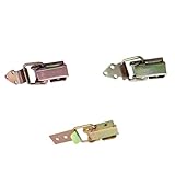 OSALADI Caja De 4 Piezas Pestillo De Bloqueo De Maleta Candados De Cable Pestillos Para Cajas Cerrar Cerradura De Combinacion Para Casillero Cerraduras Para Taquillas Cerrojos Antiguos