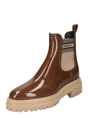 Lemon Jelly Damen Gummistiefel Flow braun/beige/schwarz 37