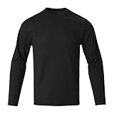 tee shirt homme cotton ete UHouse Tee Shirt Manche Longue Homme Musculation Habit Séchage Rapide Vetement Anti Transpirant T-Shirts Running Tshirt Respirant Teeshirt Fin Cut Teeshirts 01 Gris foncé S