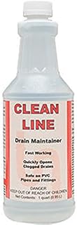 DETCO-Clean LINE Drain Cleaner and Unblocker - Industrial Strength, Fast-Acting Liquid Formula, Unclogs Pipes and Drains Quickly, 32 Ounce Bottle
