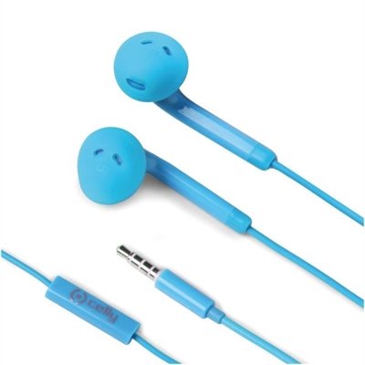 Celly FUN35LB Auricolare Stereofonico Cablato Blu