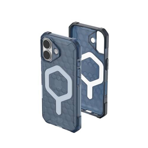 Image of Urban Armor Gear UAG Essential Armor Magnetic Compatible, Rugged Slim Sleek Shockproof Anti-Slip Military Grade Protective Case /Cover Designed for iPhone 17 (2025) - Cloud Blue