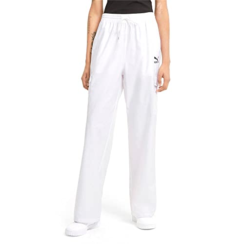 Puma Womens Classic Cargo Pants Casual Casual Comfort Technology - White - Size Xl #TOP8