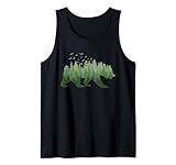 Nature Forest Wildlife Trees Wild Animal Bear Tank Top