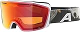  Alpina Nendaz Quattroflex Skibrille (812 Michael Cina white matt, Scheibe: Quattroflex red (S2))
