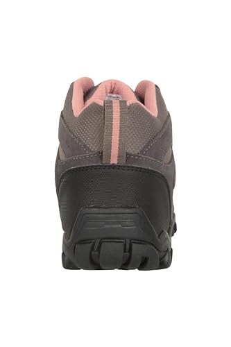 Mountain Warehouse Belfour Womens Waterproof Boots - IsoDry Ladies Shoes, Breathable Footwear, Suede & Mesh Upper, EVA Cushioned - For Spring Summer & Outdoors Grey Adult Shoe Size 4 - Image 5