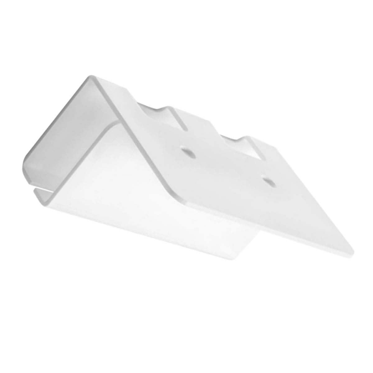 Porta Spazzolino Salvaspazio da in Acrilico Bianco Organizer Cavi e Design Minimalista per Bagno e Cucina