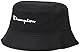 Champion Unisex Icons Accessories-805975 Woven Cotton Twill Small Script Logo Fischerhut, Schwarz, M/L