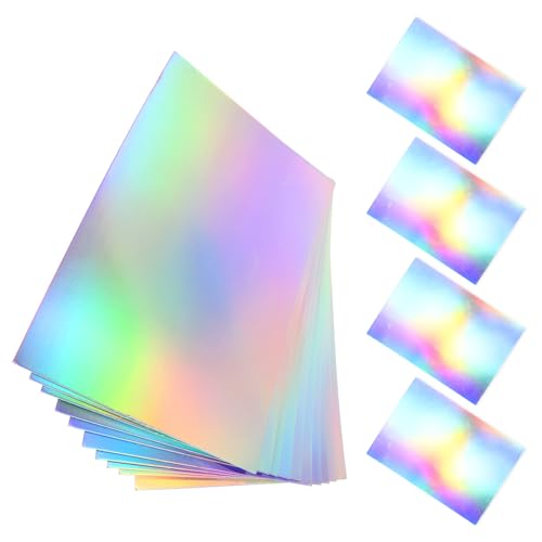 Papier cartonné carré pour découpe DIY et papier décoratif holographique de pliage