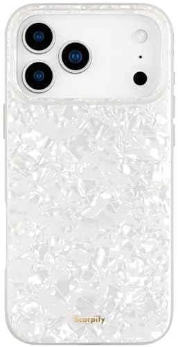 Coque pour iPhone 10 Pro Max avec motif perle blanche haut de gamme