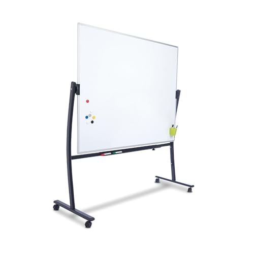 Rocada pizarra lacada de doble cara con soporte volteable curve 120x200cm (2000x1200mm)